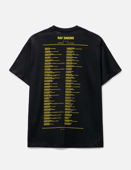 Raf Simons - Printworks Tour T-Shirt | HBX