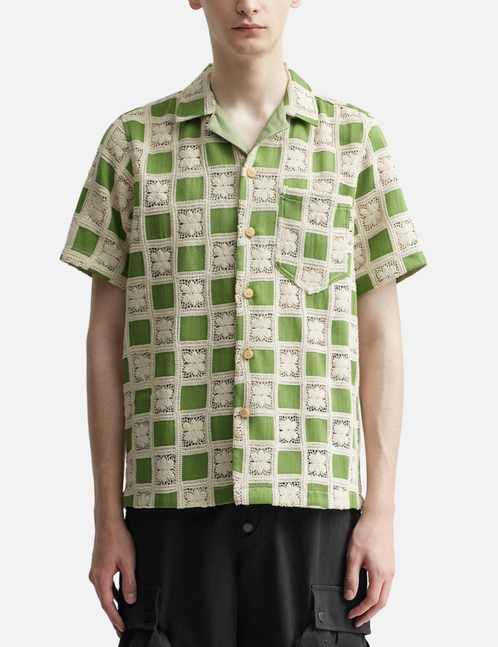 Unisex Floral Check Shirt Placeholder Image