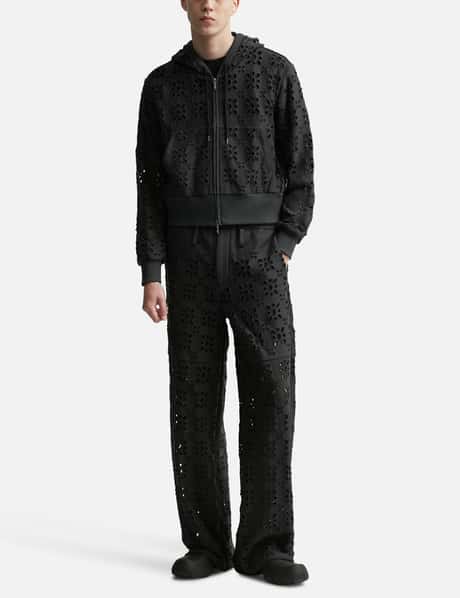 MASU - FLOWER HOLE ZIP-UP SWEAT PARKA | HBX - ハイプビースト 