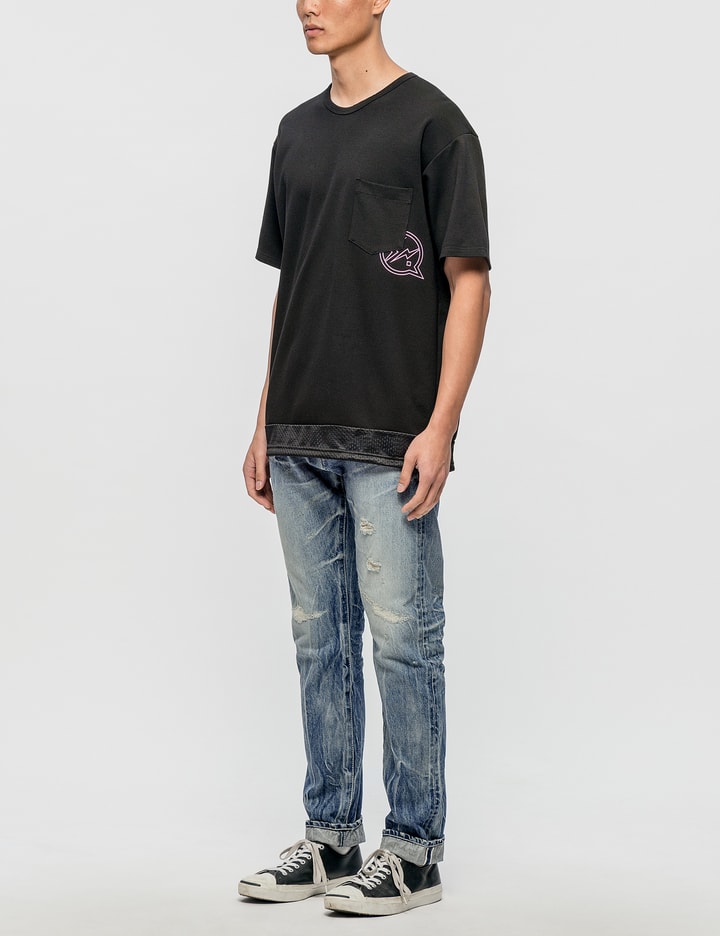Denim By Vanquish & Fragment Pocket Crew Neck S/S T-Shirt