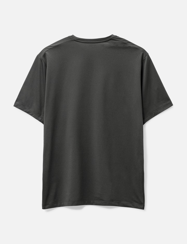 Shop Arc'teryx Elasticated T-shirt With Printed Brand In Grey