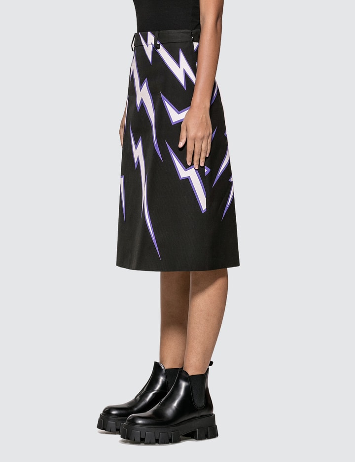 Printed Poplin Skirt Placeholder Image