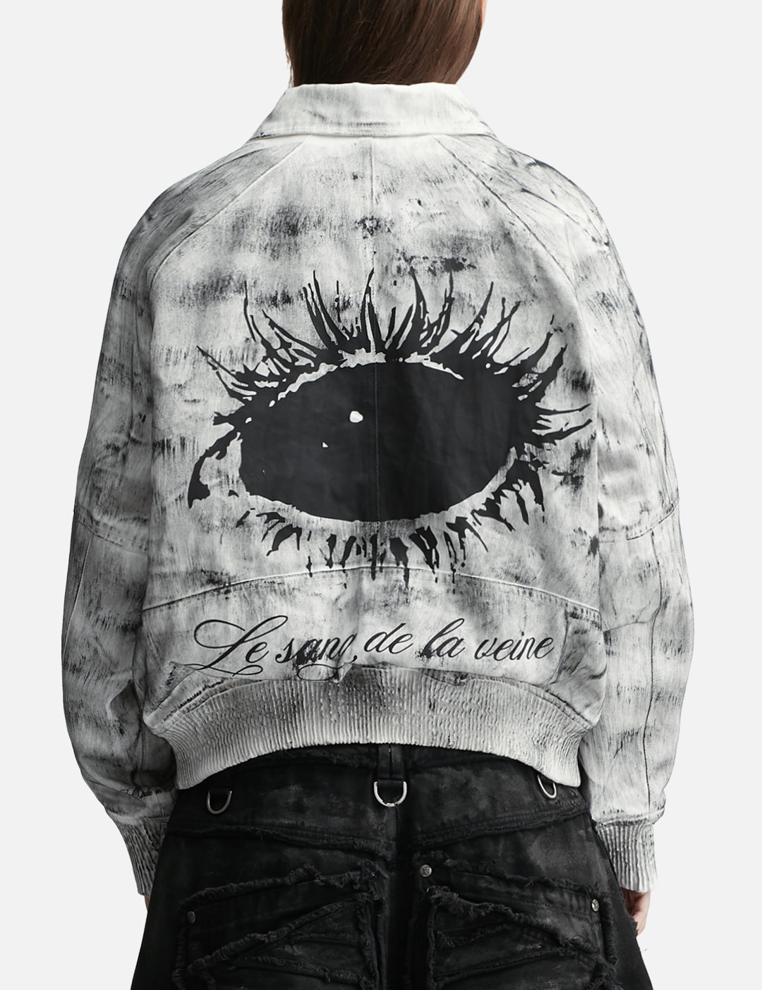 Bane Waxed Denim Varsity Jacket view 10