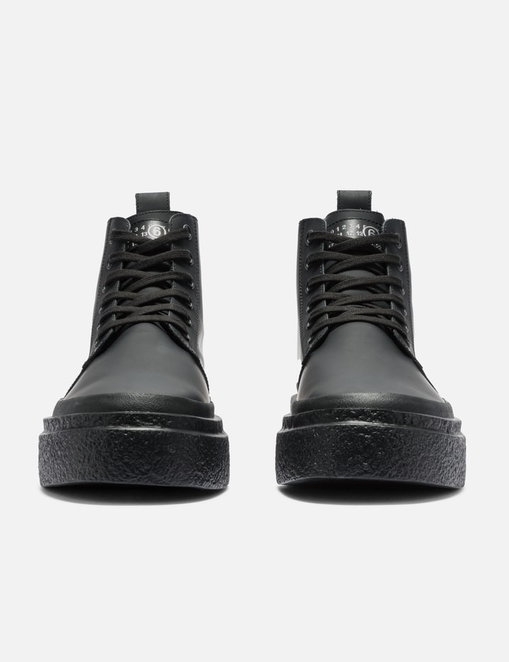 Lace-up Leather Sneakers Placeholder Image