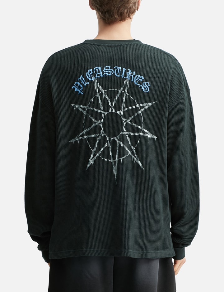 Pleasures X Slipknot Spit Thermal Long Sleeve In Black