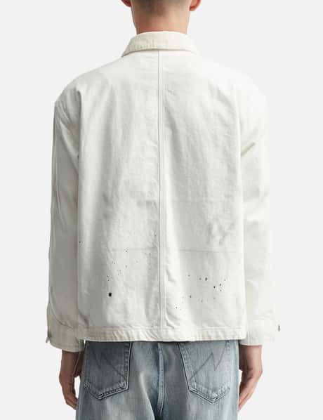 "Black & White" Washed Coverall Jacket view 12