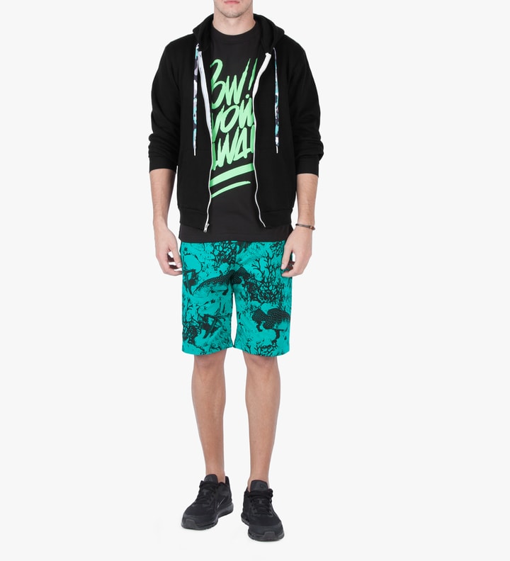 White on Black 2014 POW! WOW! Hawaii Zip Hoodie Placeholder Image