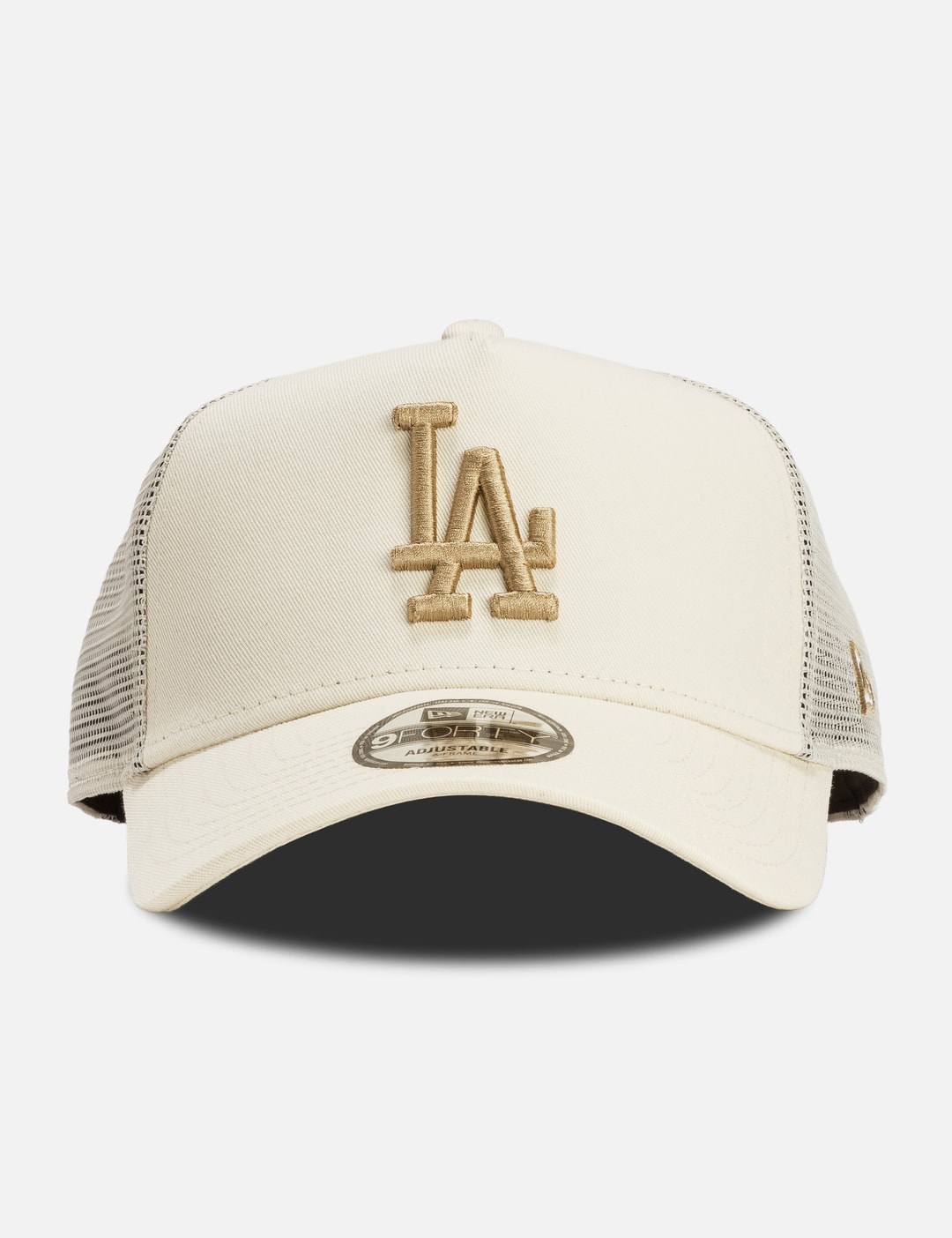 New Era 9FORTY Strapback Donna Satin – Los Dodgers Beige Chiaro – Taglia Unica