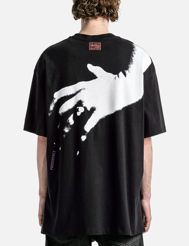 OVERZISED T-SHIRT WITH NAILS PRINT FRONT AND BACK Placeholder Image