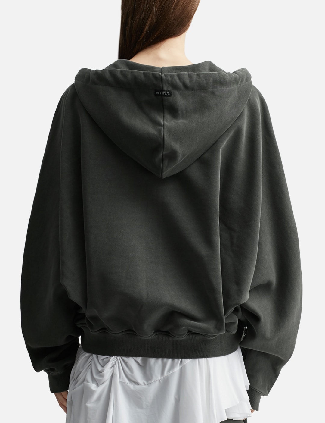 Laced Multi-Drawstring Zip-Up Hoodie view 19