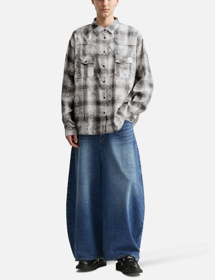 Vintage Smudged Check Shirt Placeholder Image