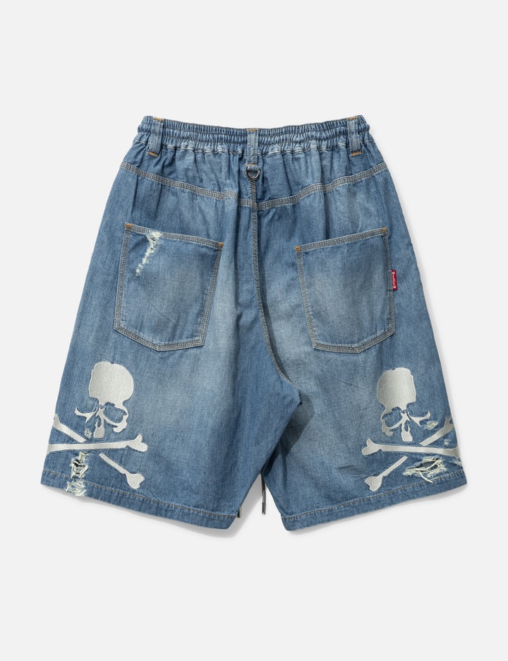 DISTRESSED EASY DENIM SHORTS Placeholder Image