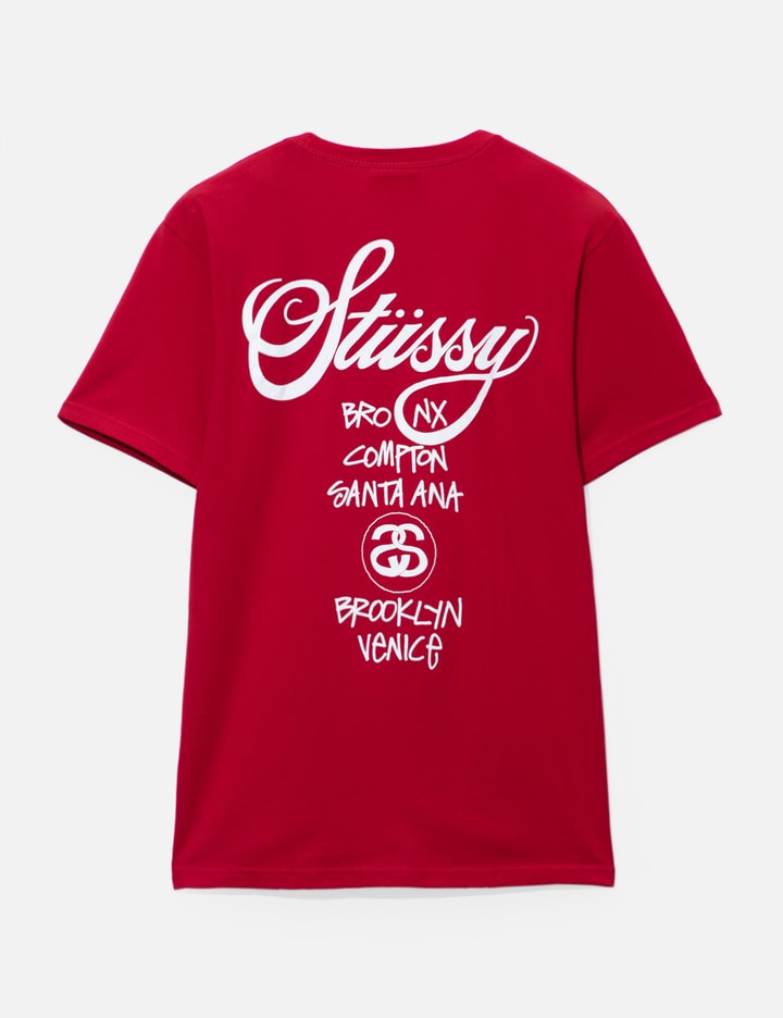Shop Stussy X Dover Street Market Tee In Red