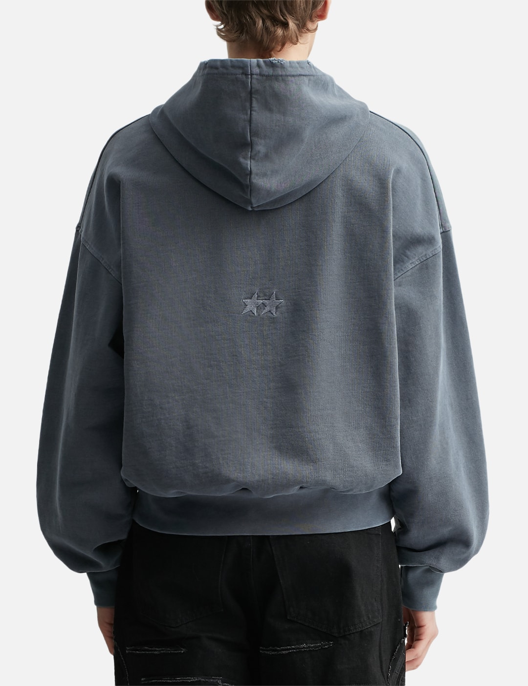 Pigment Dyed Blue Icon Hoodie view 13