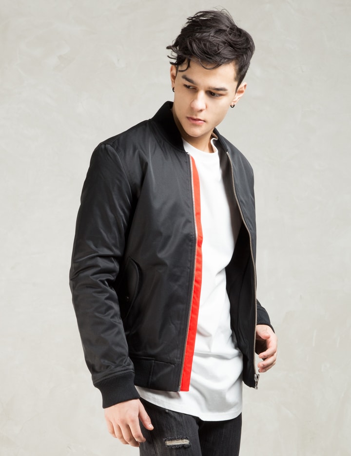 Black Lewis Bomber Jacket Placeholder Image