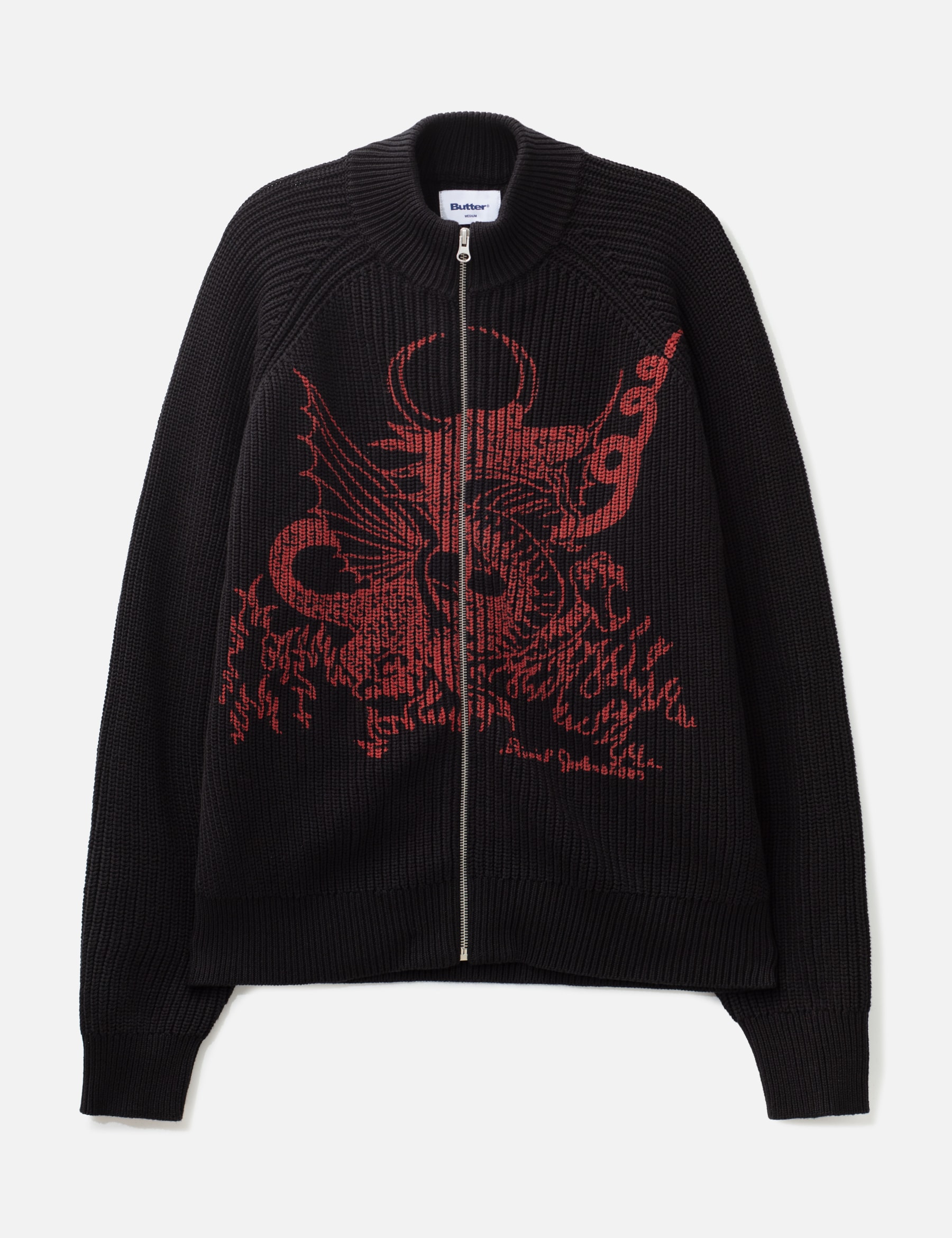 X Daniel Johnston Dragon Knit Zip-Thru Sweater view 16