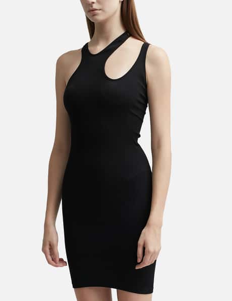 knee length dresses for ladies Chaser Coast Cotton Jersey Long Sleeve Mini Dress S