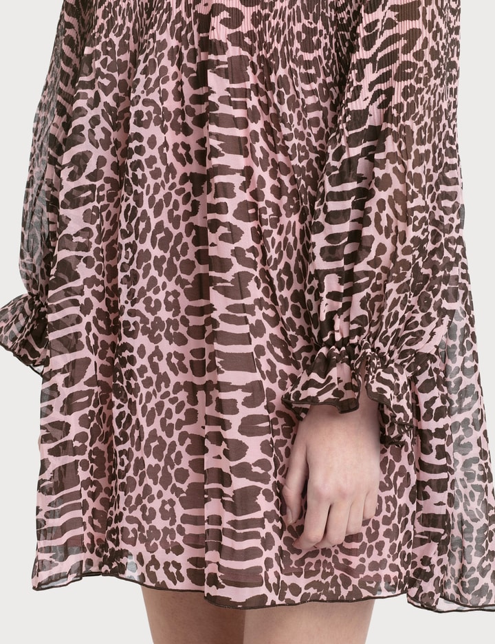 Pleated Georgette Mini Dress Placeholder Image