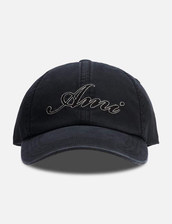 Ami Cotton Cap With Ami Paris Embroidery