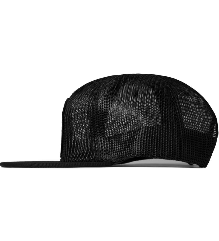 Black Bad Sports Mesh Trucker Snapback Cap Placeholder Image