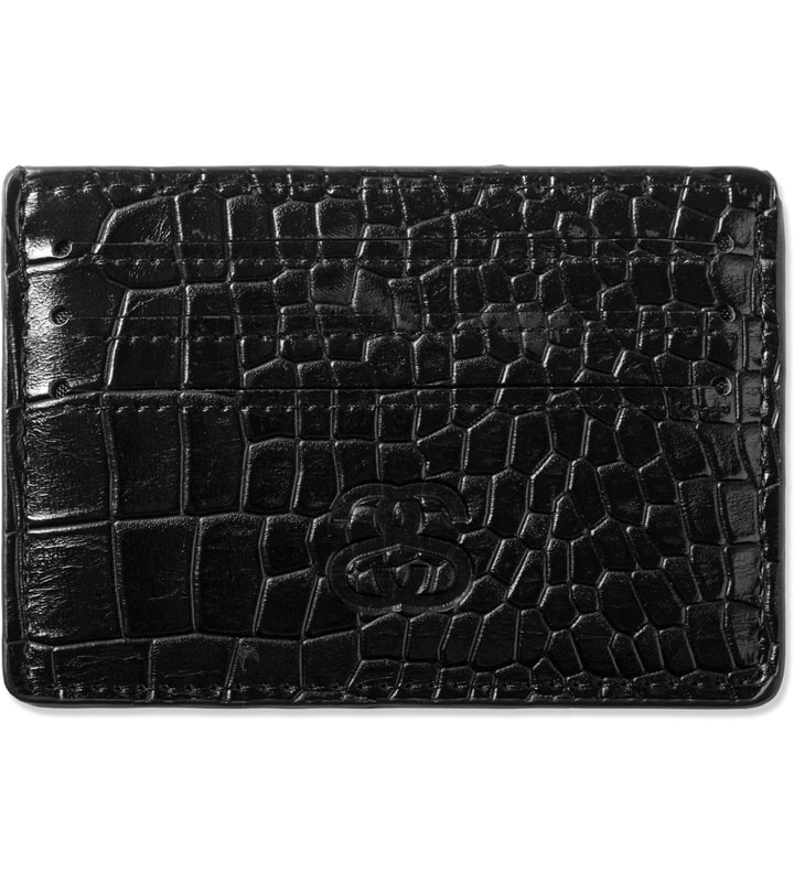 Shop CHANEL Plain Other Animal Patterns Leather Card Holders by