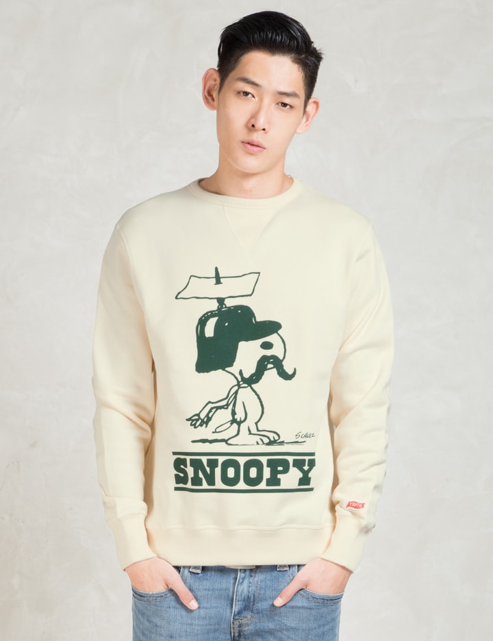 White Snoopy In Disguise Sweatshirt Placeholder Image