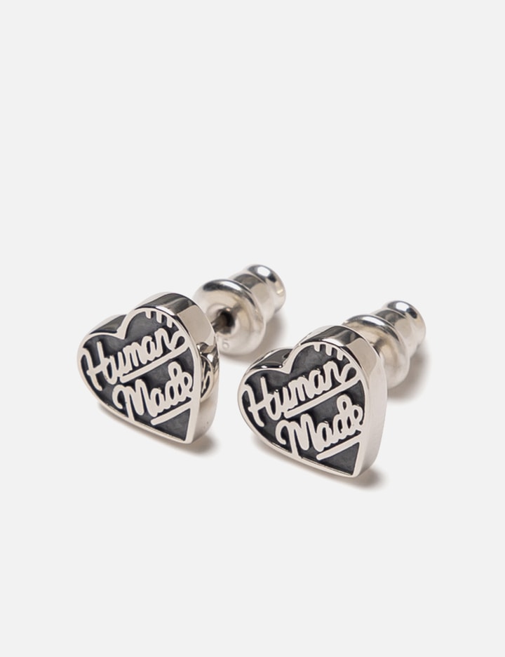 Human Made - HEART SILVER EARRING | HBX - Globally Curated Fashion 