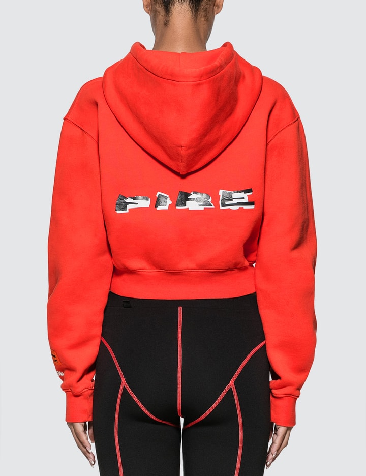 Fire Cropped Hoodie Placeholder Image
