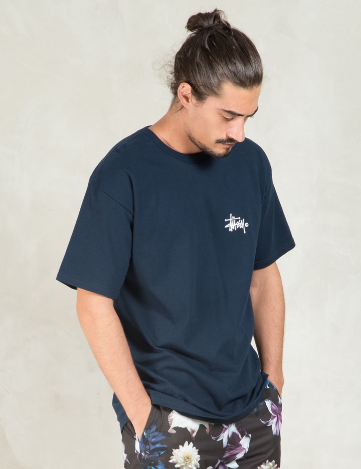 Navy Basic Logo T-Shirt Placeholder Image