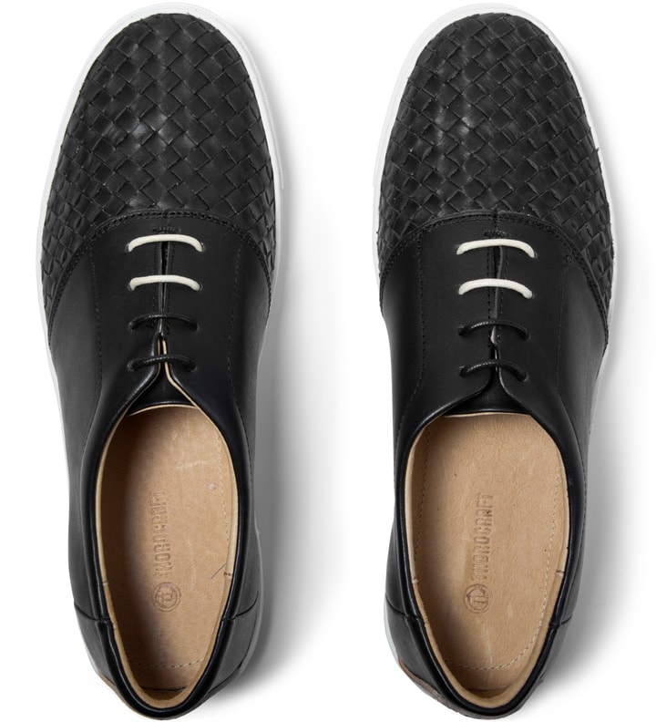 Black/Tan Lowe Leather Shoes Placeholder Image