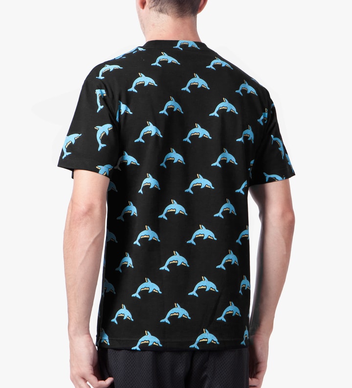 Black Dolphin Donut All Over T-Shirt Placeholder Image