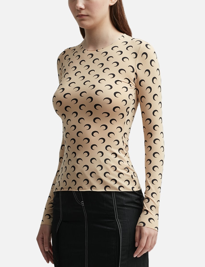 Regenerated All Over Moon Jersey Second Skin Top Placeholder Image