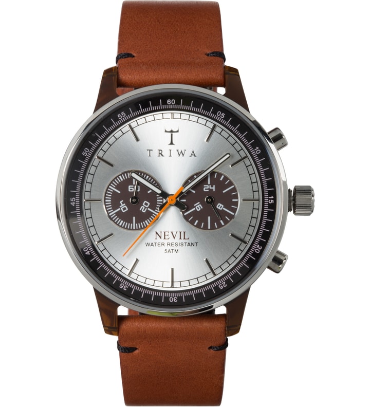 TRIWA Brown Stitch Havana Nevil Brown Watch HBX Globally