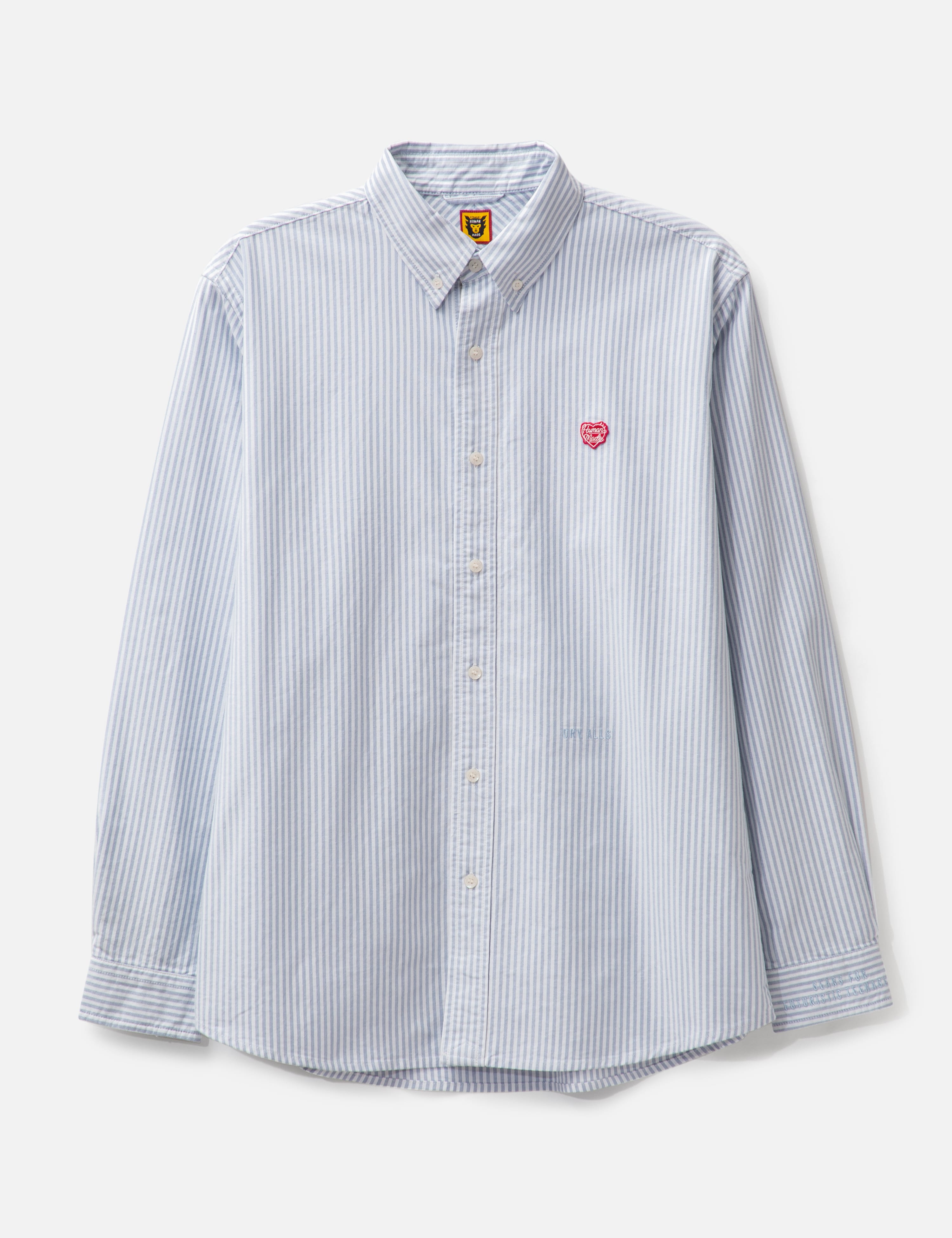 Human Made - Stripe B.D Long Sleeve Shirt | HBX - Globally Curated