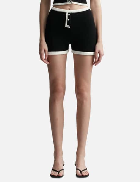 House of Sunny Contrast Hot Pants