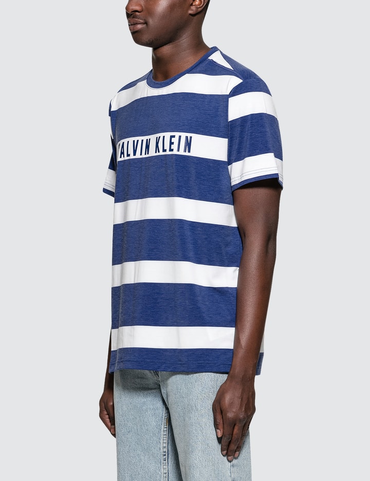 Stripe Print S/S T-Shirt Placeholder Image