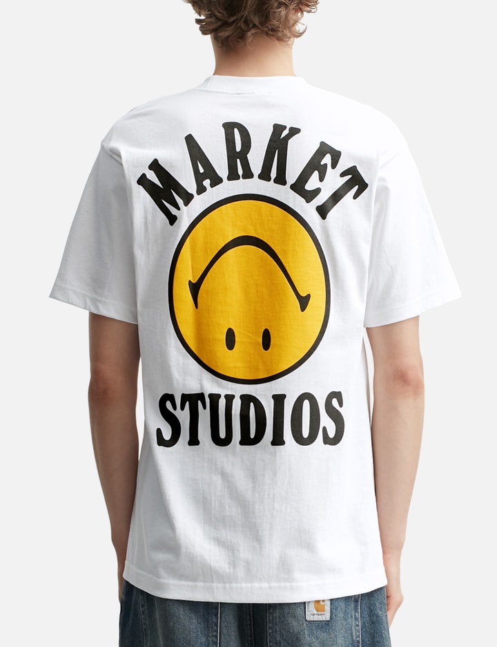 Market x Smiley Upside Down Lockup T-Shirt Placeholder Image