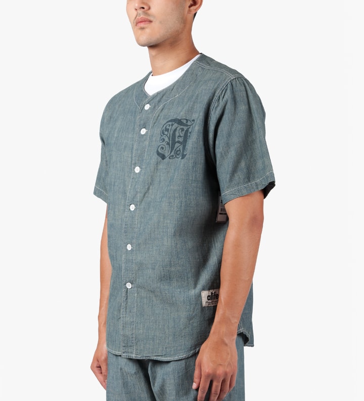 Prison Blue Baseball Shirt Placeholder Image
