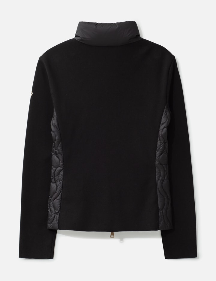 Cotton Padded Zip-Up Cardigan