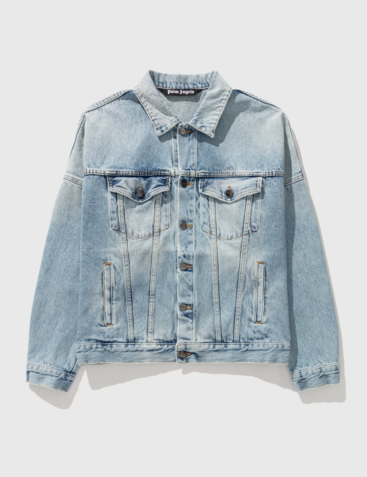 Curved Logo Denim Jacket Placeholder Image