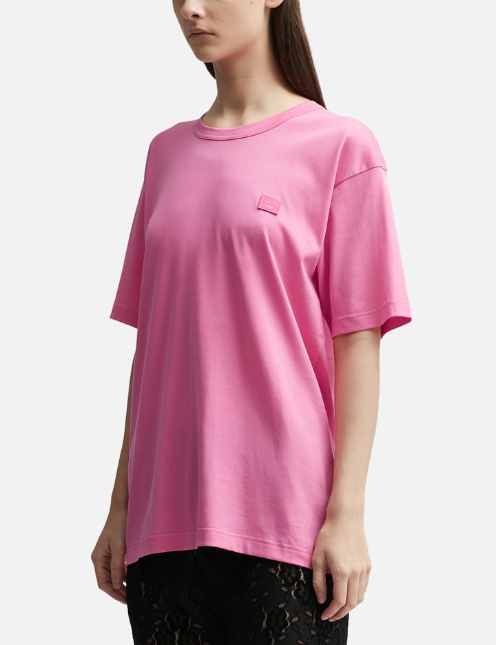 Shop Acne Studios Crewneck T-shirt In Pink