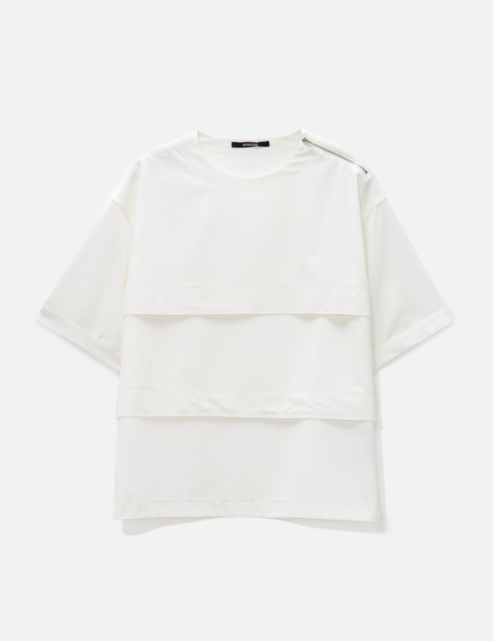 Songzio Pleated T-shirt In White