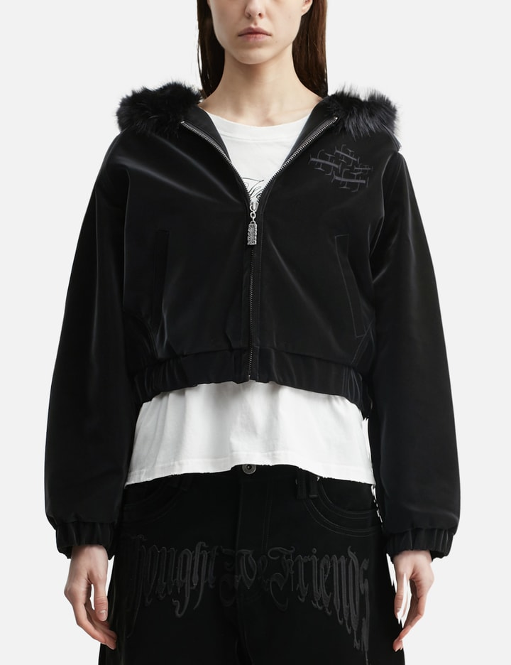 "Ka-Shing" Jacket With Fur Hood view 3