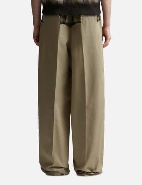 メゾン マルジェラ - Pendleton Yoke Trousers | HBX