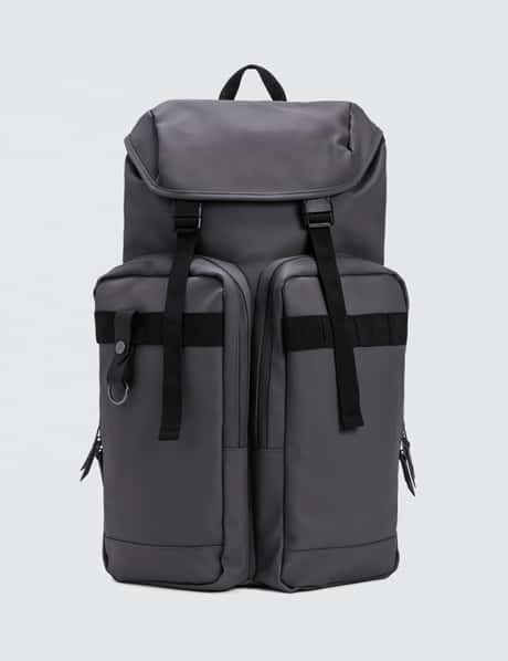 rains black utility backpack or a day out Rains Black Waterproof Utility Bag