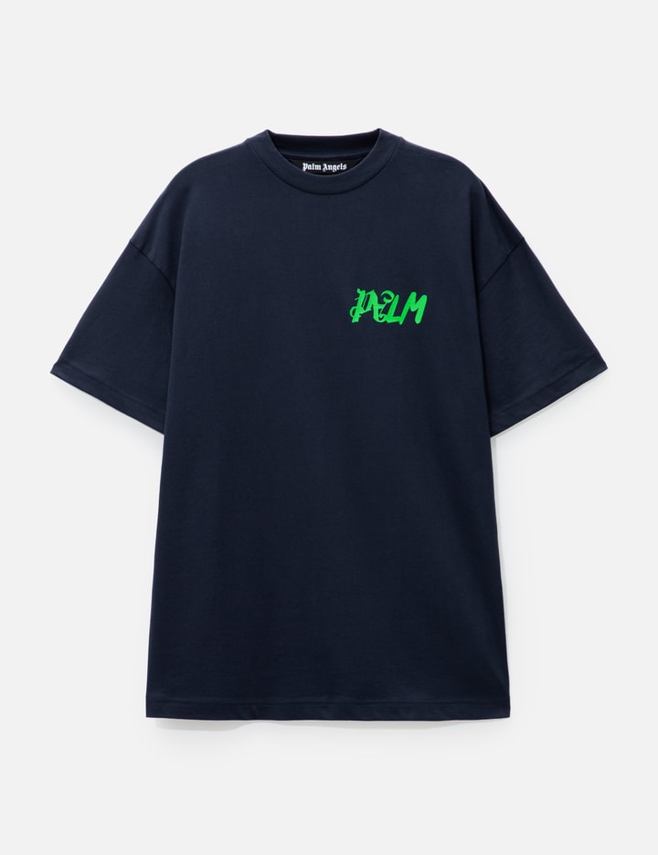 Palm Angels I Am Lost T-shirt In Blue