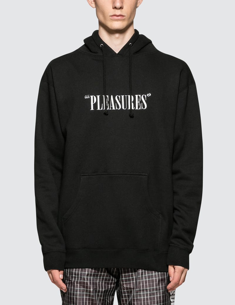 Pleasures - Core Logo Embroidered Hoodie | HBX - Globally Curated Fashion  and Lifestyle by Hypebeast