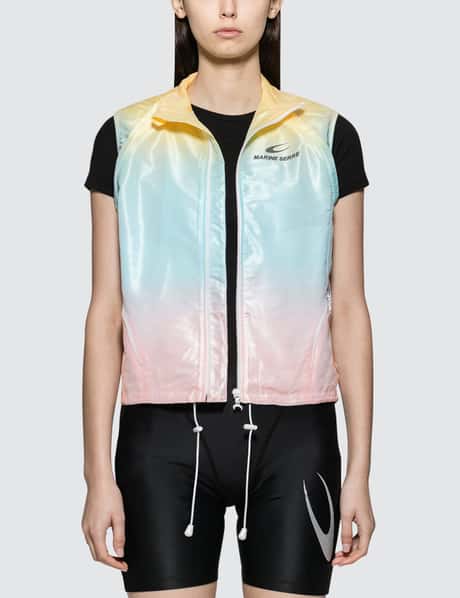 Marine Serre - Moire Tie-dye Tracksuit Jacket | HBX - ハイプ 
