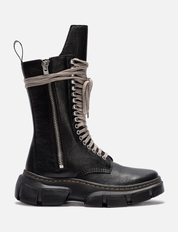 Shop Rick Owens X Dr. Martens 1918 Dmxl Calf Length Boot In Black