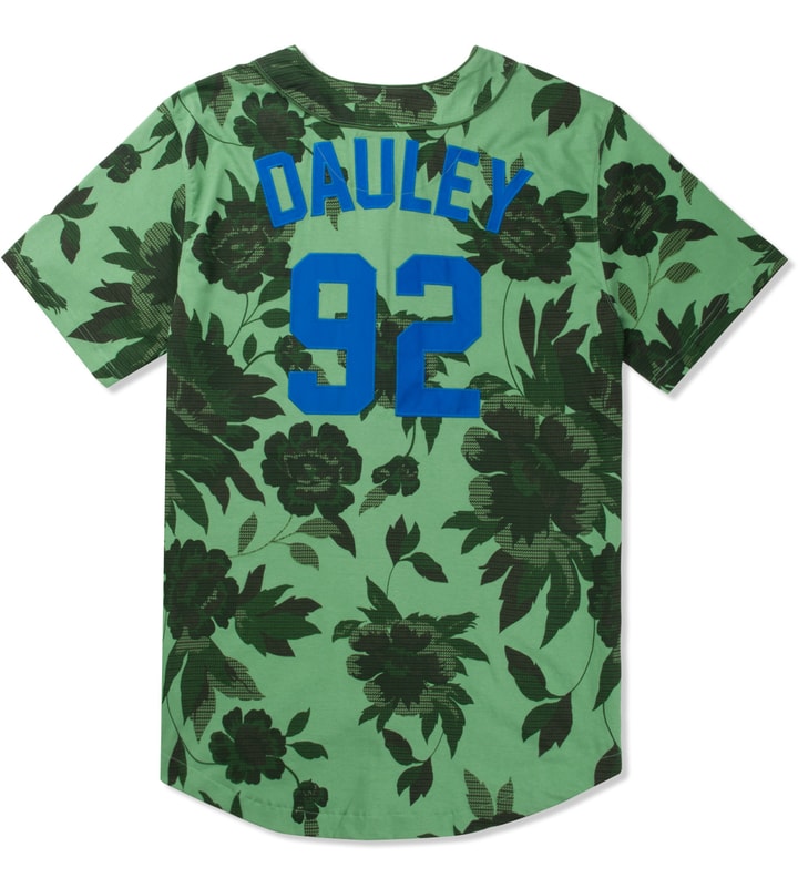 Green Upper West Baseball Jersey Placeholder Image